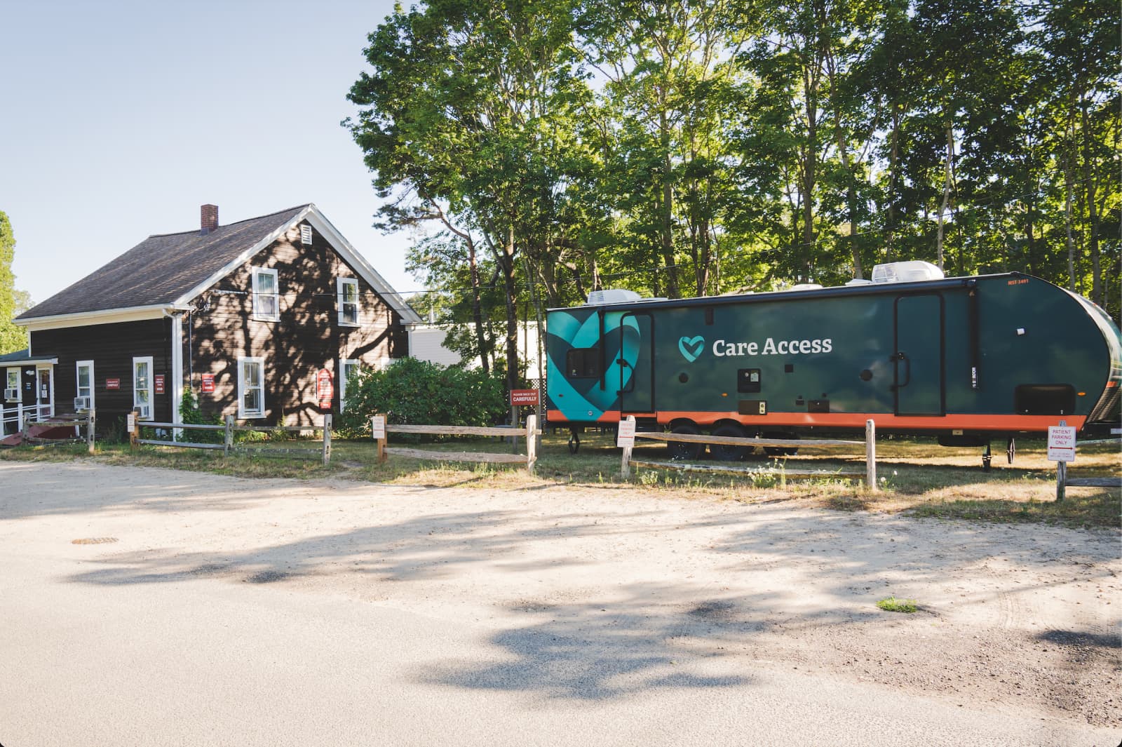 Care Access Mobile Site Trailer in Martha's Vineyard