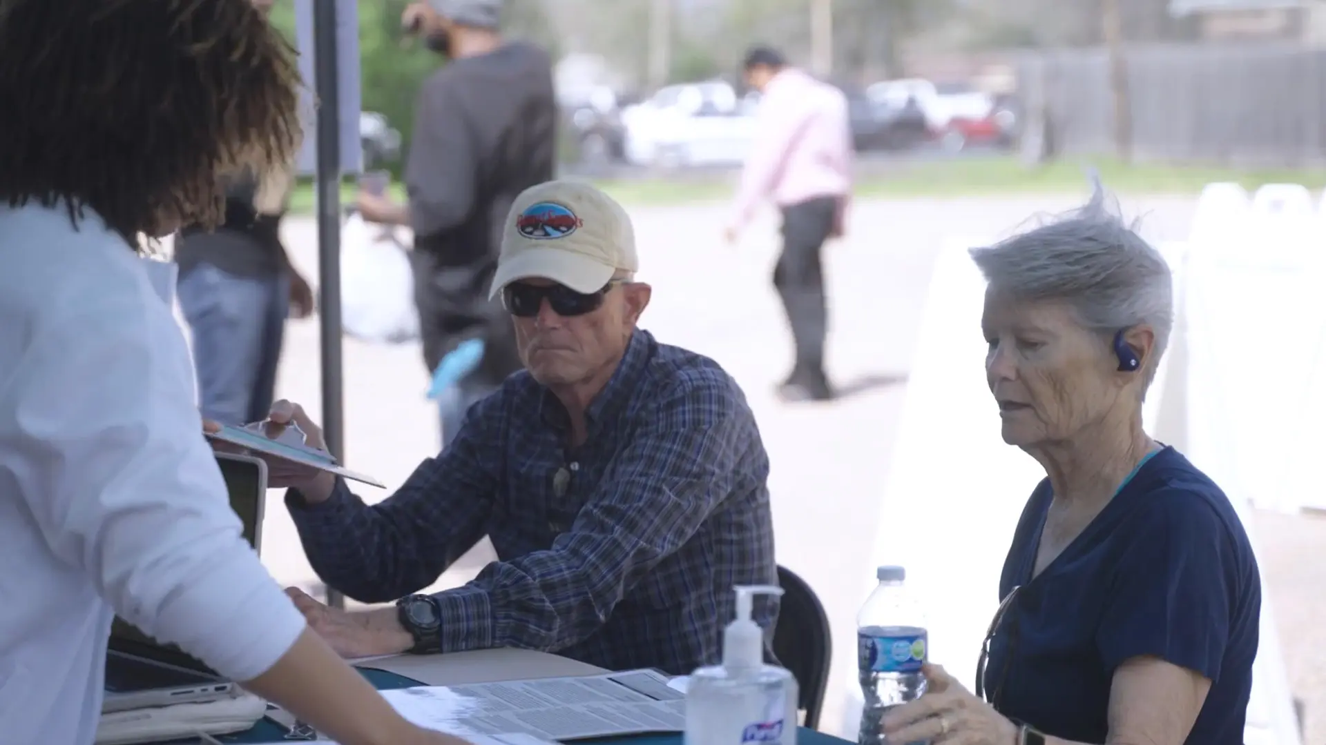 Cheryll and Lee at Care Access's free community health screening.