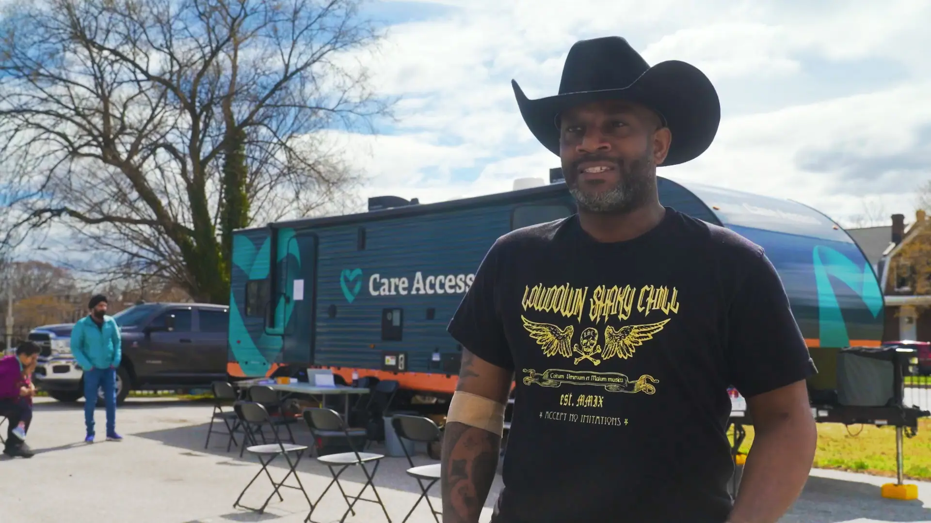 Picture of William at the Future of Medicine community health screening event